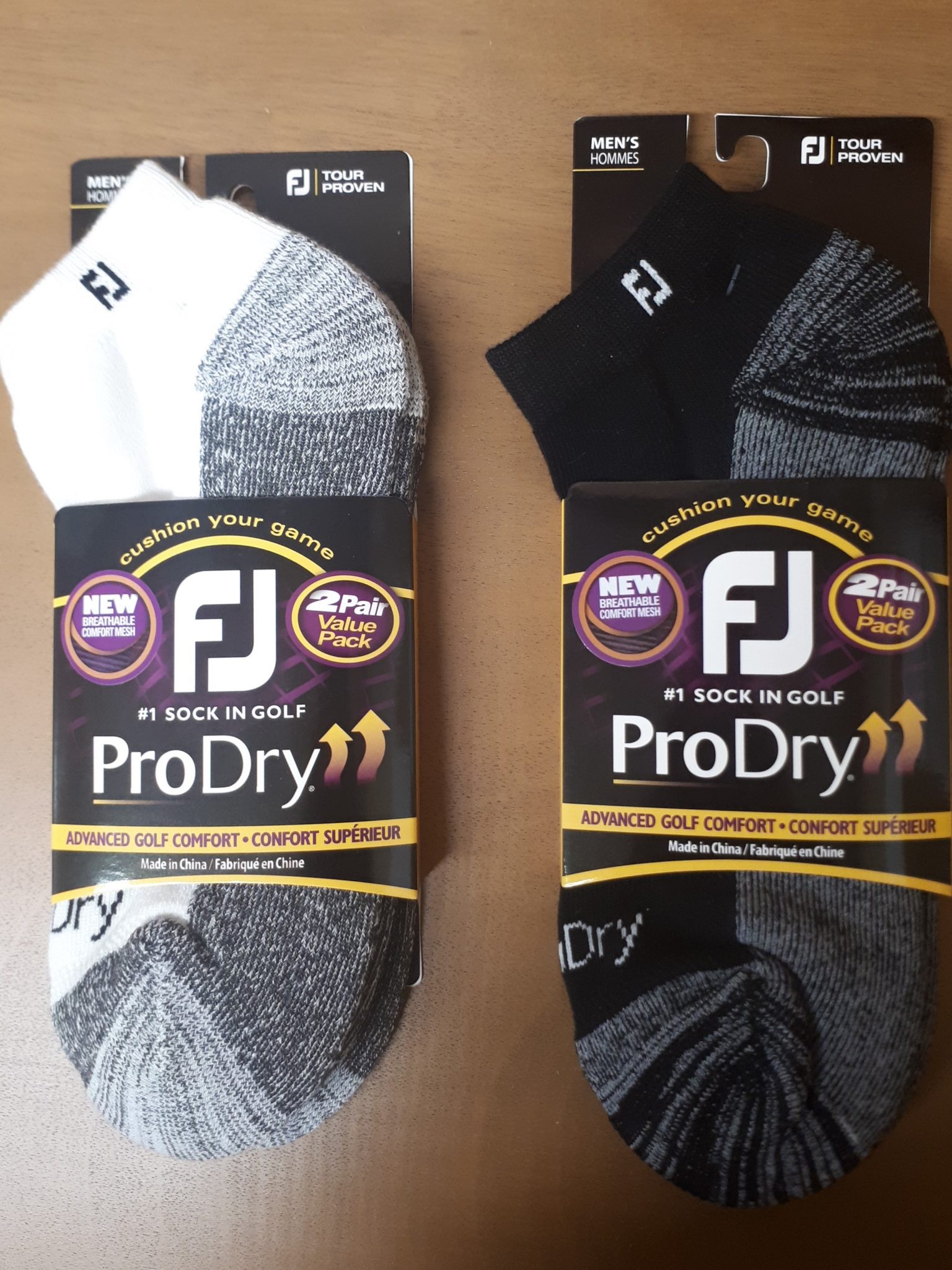 FJ Prodry 2pk Socks Burlington Golf & Country Club